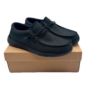 BRUNO MARC BLS211 Men's Black Elastic Lace Casual Comfort Shoes Size 9